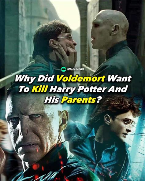 Why Did Voldemort Want To Kill Harry